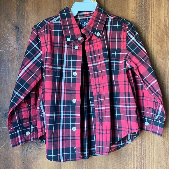 Boys button up shirt sz 24mo. - Picture 1 of 3